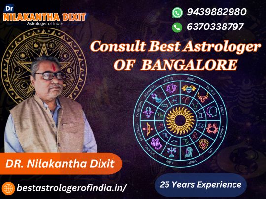 Dr. Nilakantha Dixit is regarded as one of the best astrologers in Bangalore.
